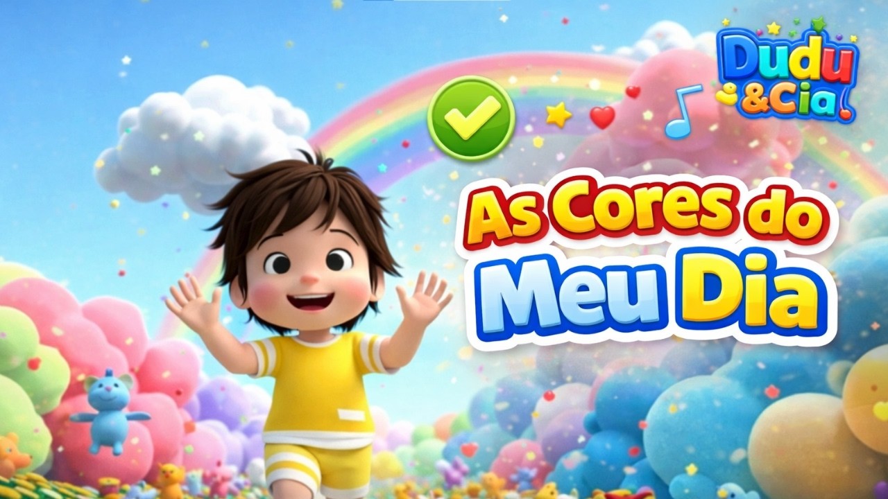 As cores do Meu Dia - Música Infantil Para Crianças