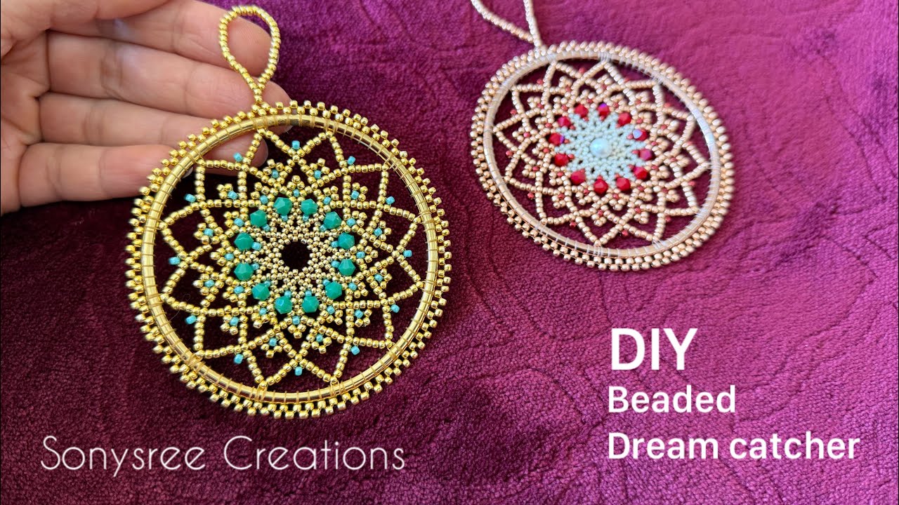 How to make Beaded Dream Catcher