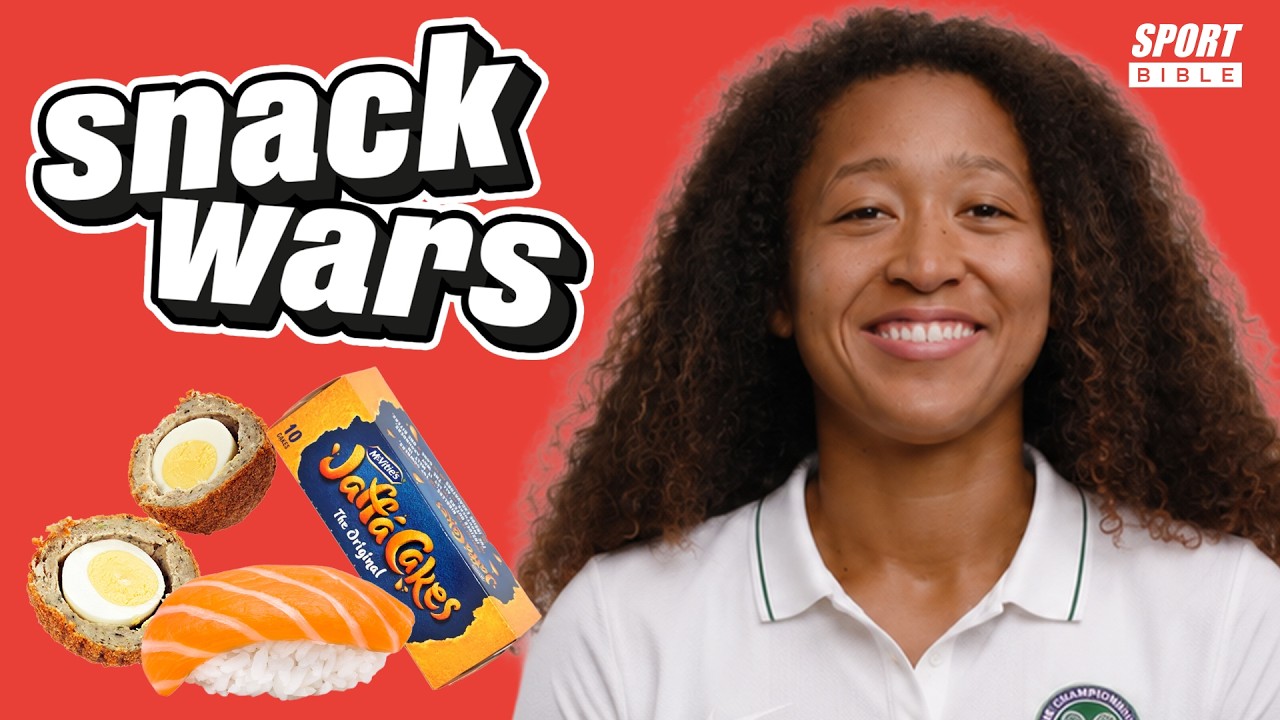 Tennis Star Naomi Osaka Rates Food From Japan And The UK | Snack Wars | SPORTbible