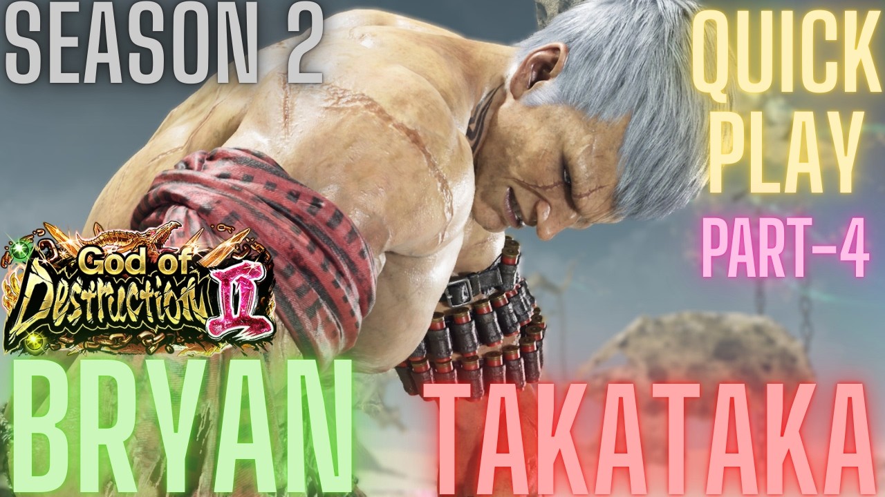 Tekken 8 - Takataka (Bryan) Part-4 Quick Match Plays