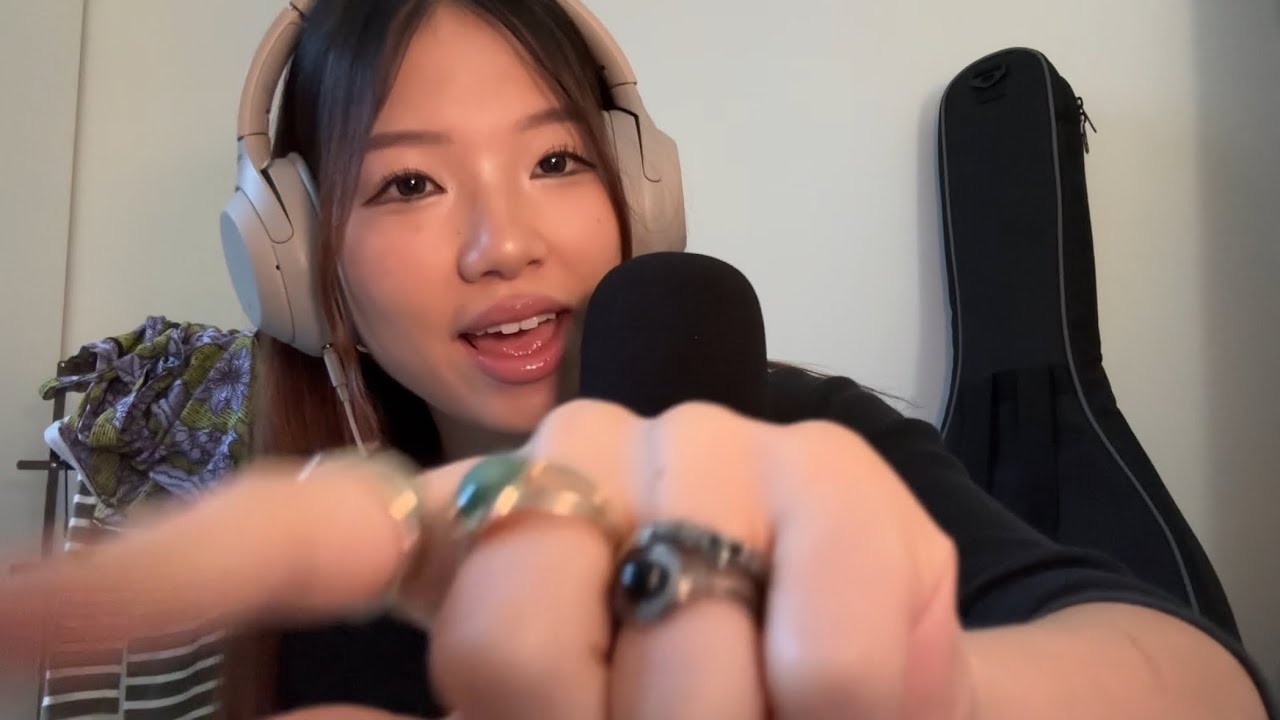 my second time trying asmr… (testing blue yeti mic settings, trigger words, mic scratching, etc.) ☕️