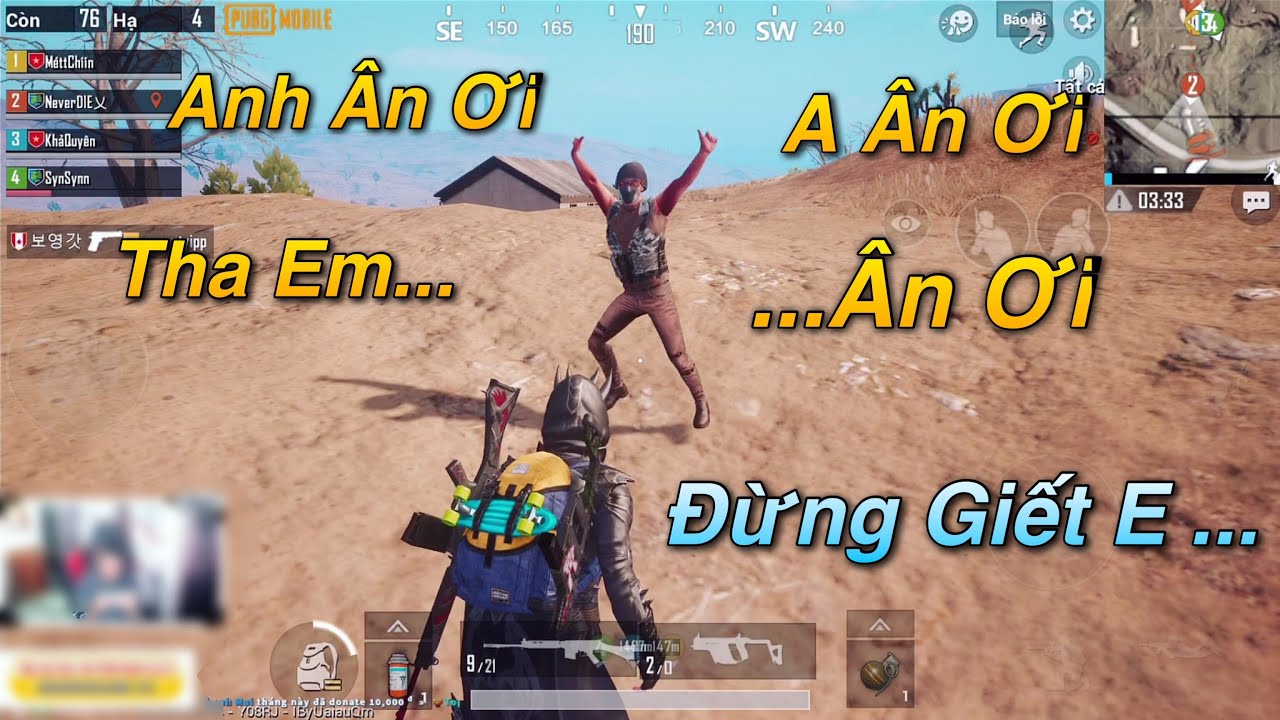 PUBG Mobile | Lại Gặp Phải Các “Anh Ân Ơi” - Clear Team Nhanh Như Một Cơn Gió 😆