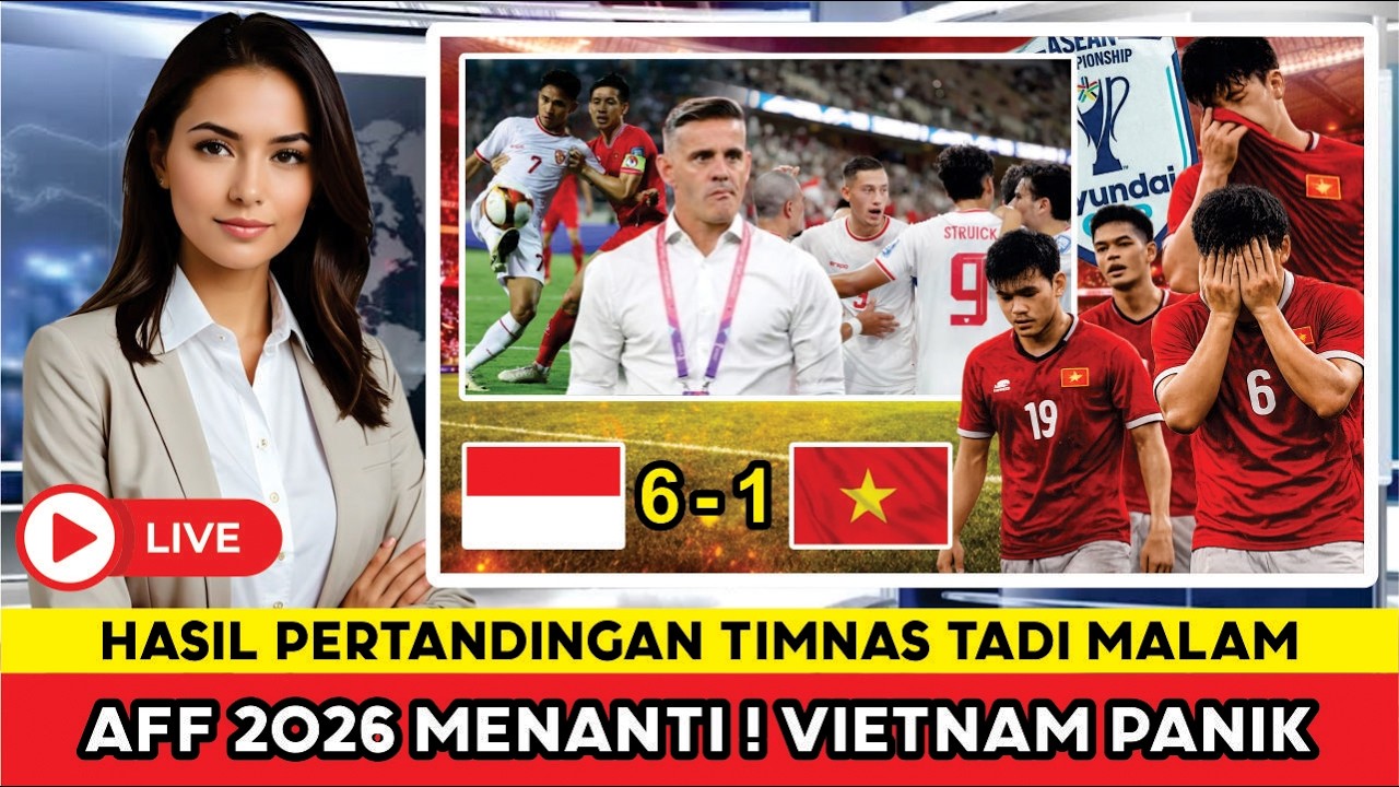 🔴 SEDANG BERLANGSUNG - Indonesia vs Vietnam | TIMNAS HANCURKAN Vietnam 6-1 Rival AFF Mulai Ketakutan