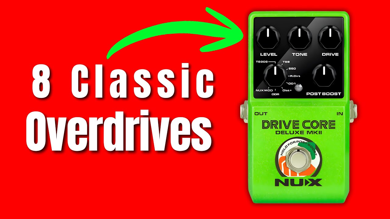 NUX Drive Core Deluxe MKII Is INSANE: 8 Overdrives in 1 pedal