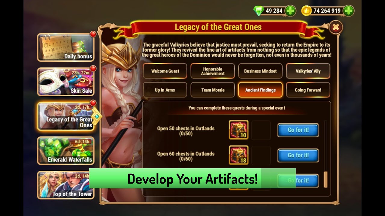 Hero Wars &mdash; Legacy of the Great Ones, June 2023
