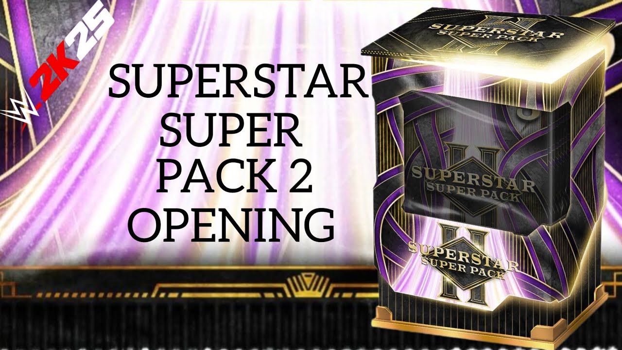 WWE 2K25 - SUPERSTAR SUPER PACK 2 OPENING / MYFACTION