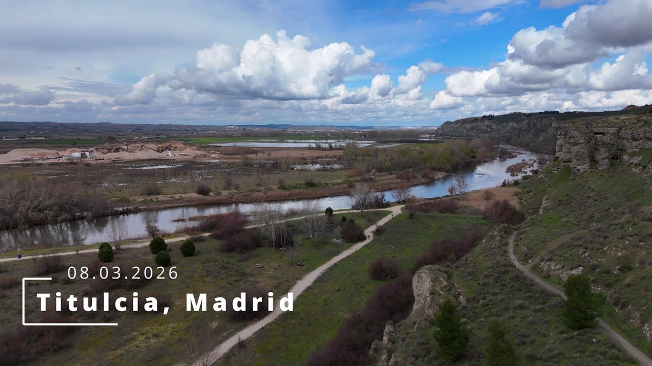 Flying around Titulcia, Madrid, Spain 08.03.2026, Drone - DJI Mini 4 pro