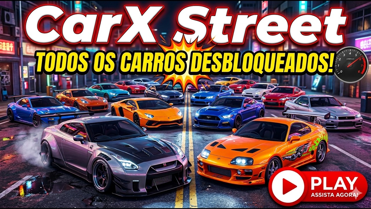 CarX Street - 360 º em todos os Carros do Jogo!🔥 (Qual o Melhor?)