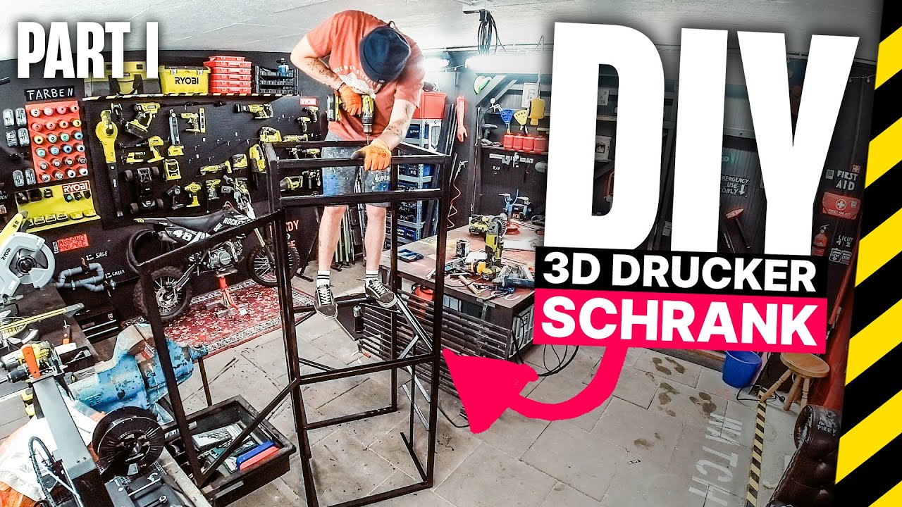 Premium 3D Drucker Schrank bauen! PART 1 // Werkstatt Folge 10