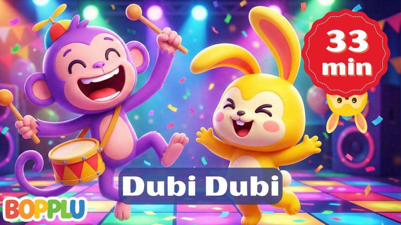 Dubi Dubi Dam Dam + More Nursery Rhymes & Kids Songs | Bopplu