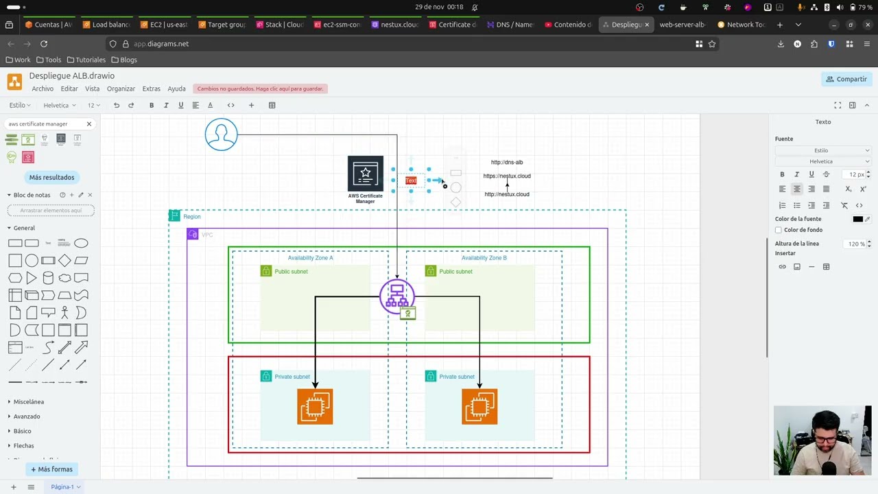 Cómo desplegar un certificado de ACM en un Application Load Balancer en AWS | Vídeo 31 #AWS #ACM