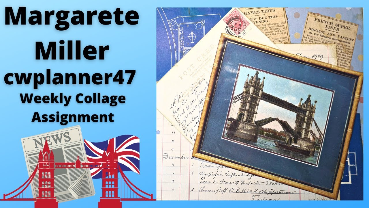 #cwplanner47 Margarete Miller Collage Weekly Assignments 2021 in my Altered book. cwplanner 47