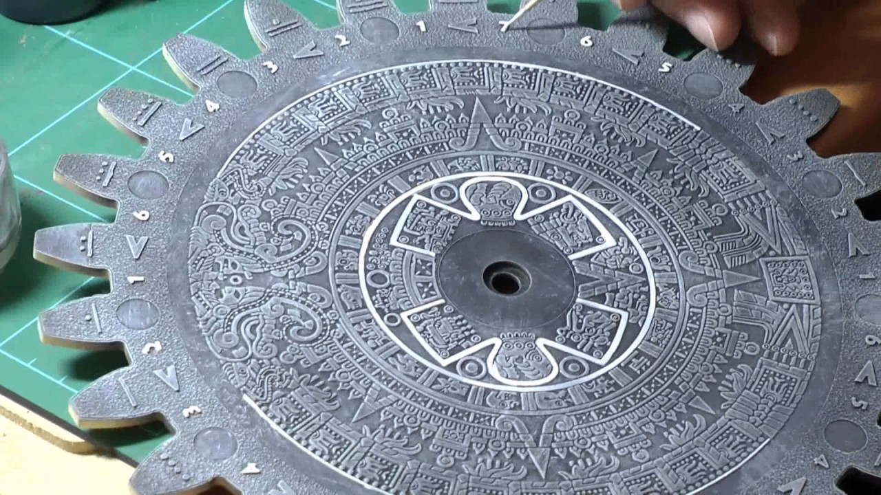 Bastelecke: Tzolk'in - Bemalte Räder