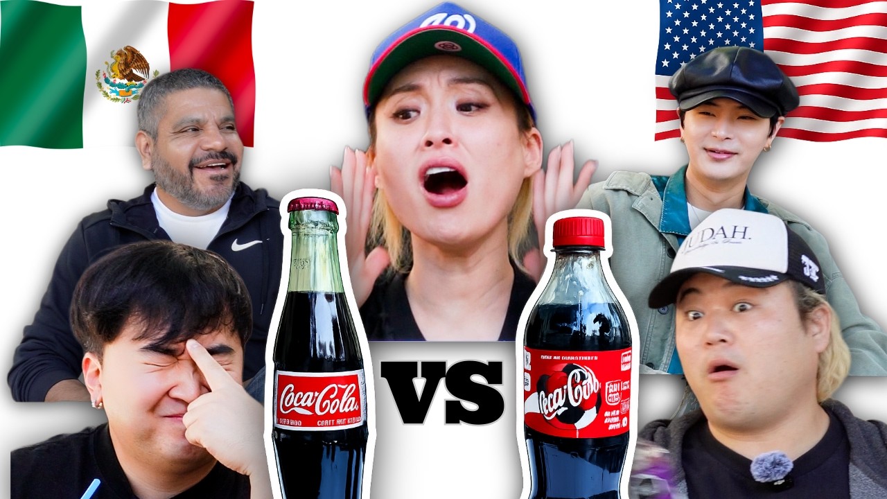Mexican coke vs American coke (UNEXPECTED RESULTS) #mexicoreano