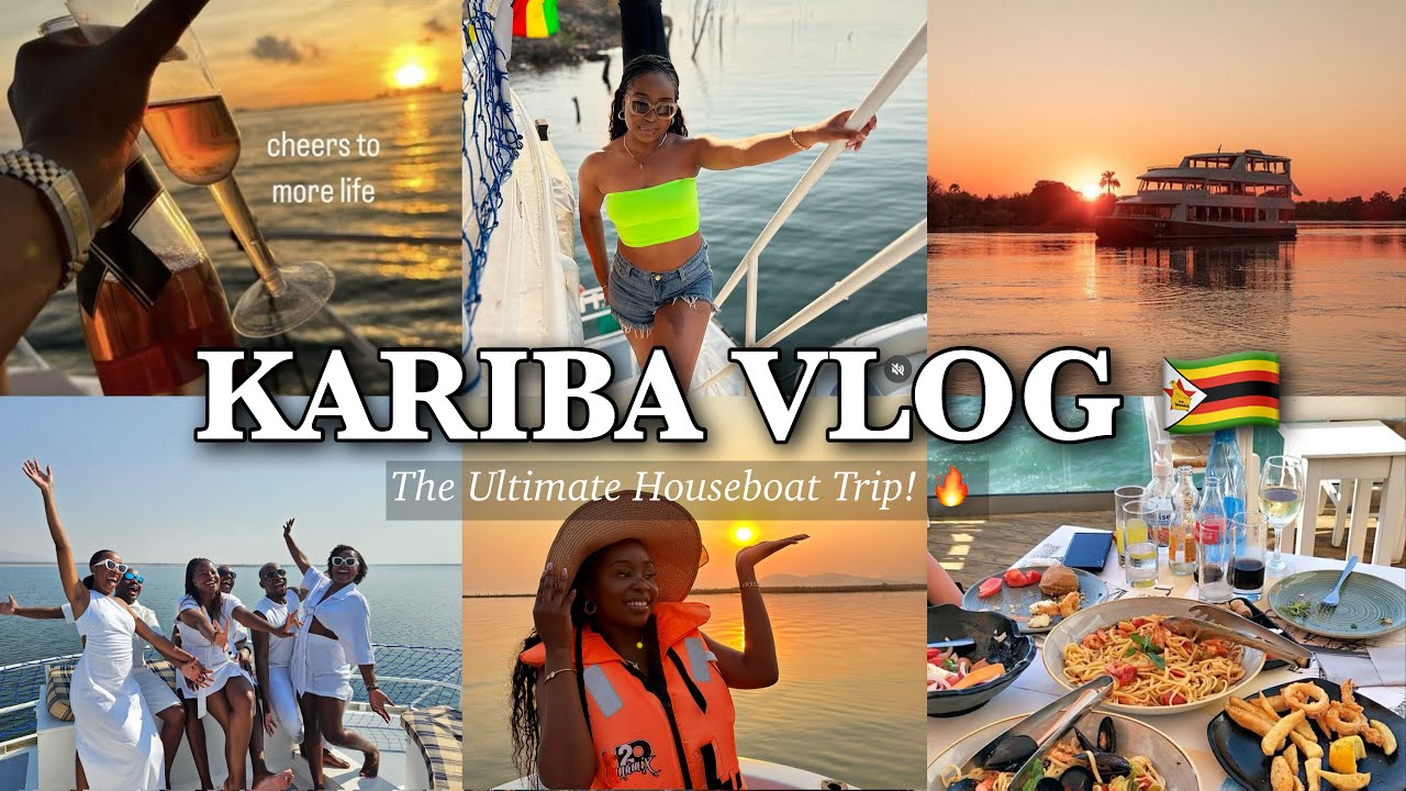 WE SPENT 5 DAYS ON A LUXURY HOUSEBOAT IN KARIBA 🇿🇼🚢 || YOU WON’T BELIEVE WHAT HAPPENED 😳✨