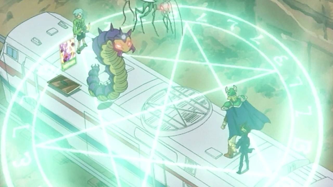 Dueling on Top of a Speeding Train! (Yugi vs. Weevil)