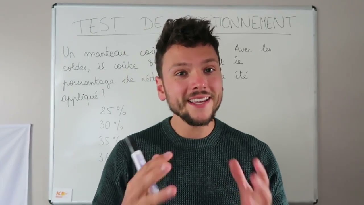 Test de Positionnement : Exercice complet - Seconde