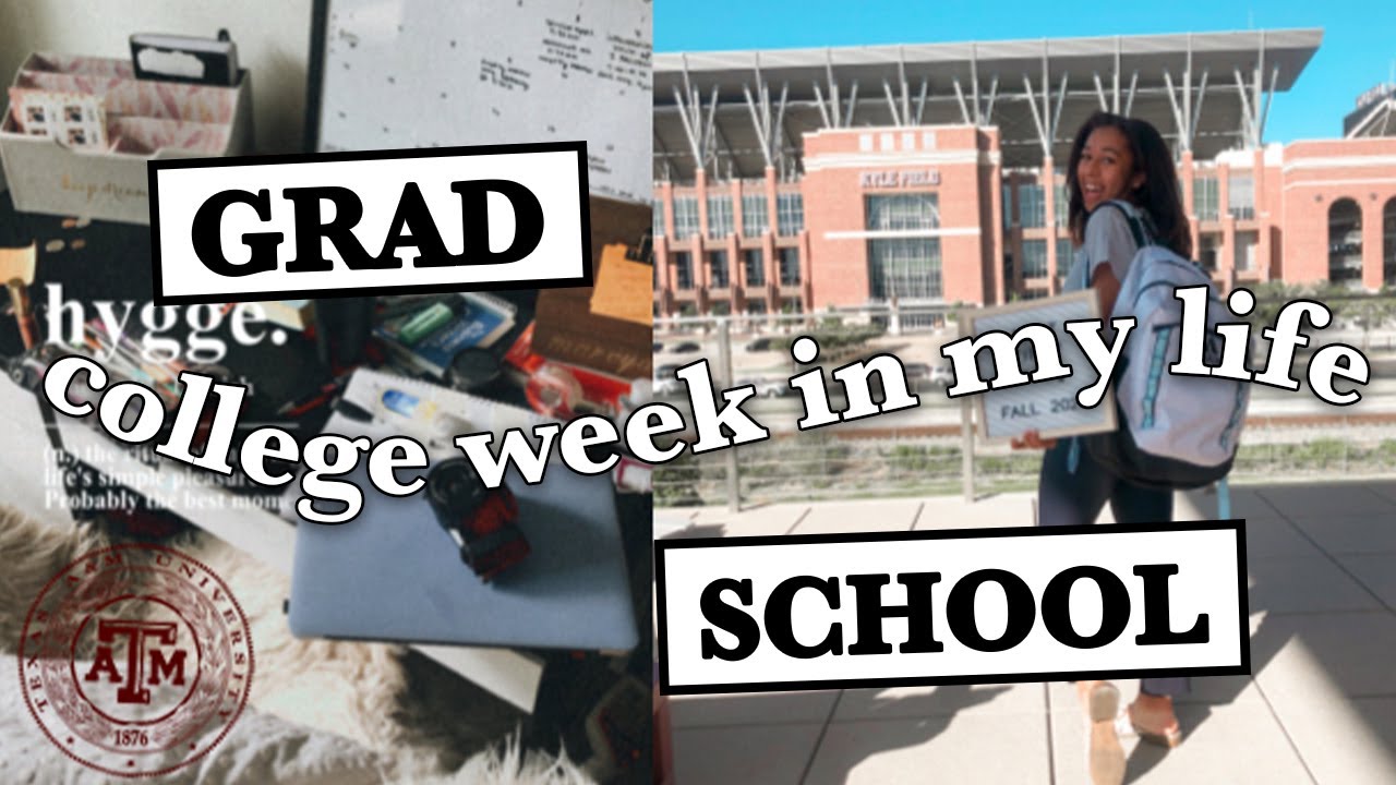 week in my life at Texas A&M University! (Grad Student) | Fall 2020