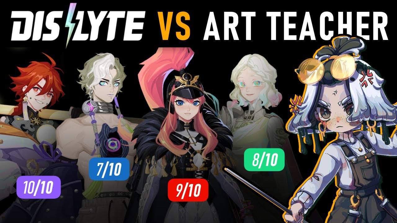 ROUND 2: 🥊 Dislyte Character Designs VS Art Teacher 🎨
