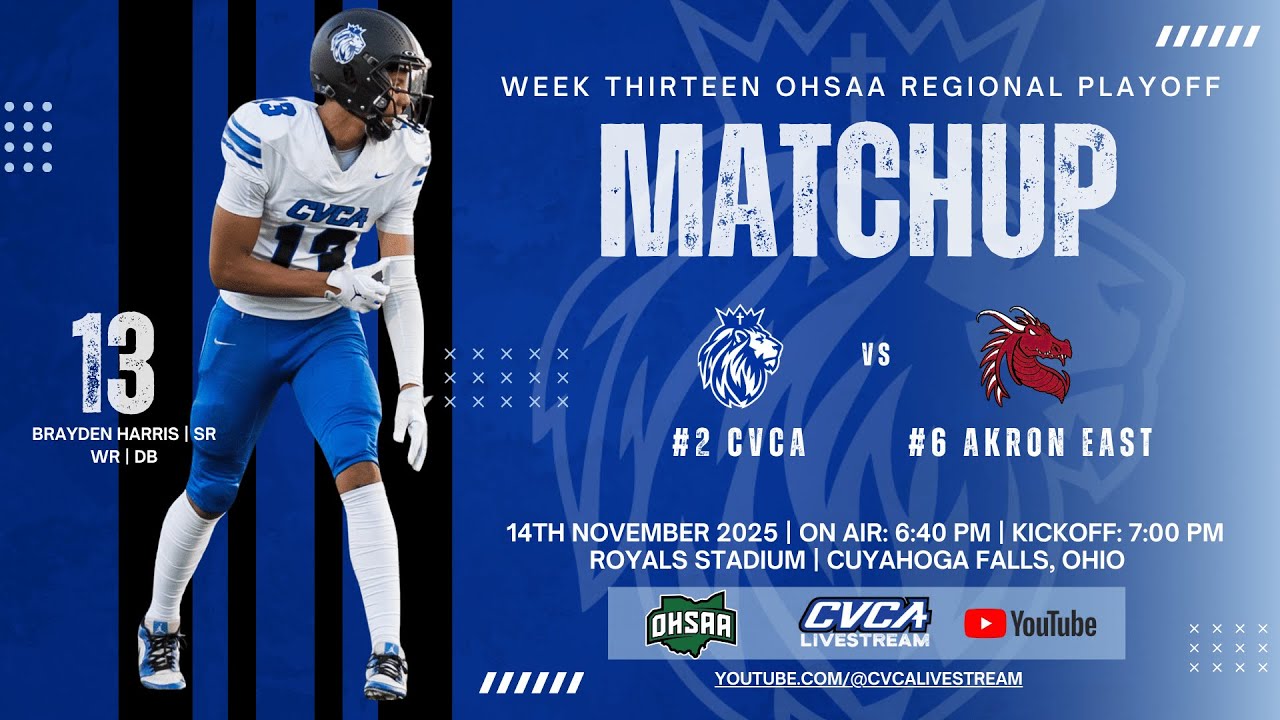 No. 6 Akron East vs. No. 2 CVCA