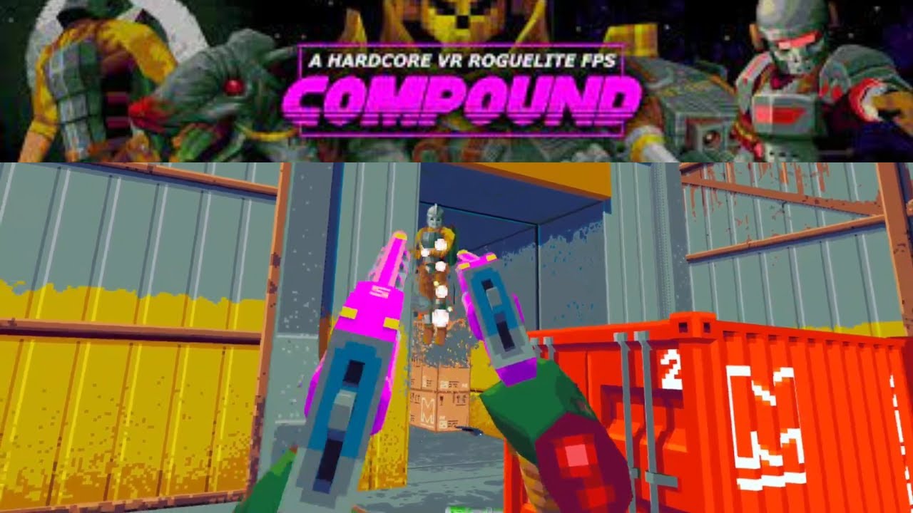 COMPOUND VR Magnet Hard run Complete (Minigun unlocked)!!!