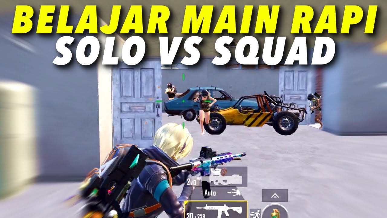 BELAJAR MAIN RAPI SOLO VS SQUAD !! 26 KILL MATCH KERAS PUBG MOBILE