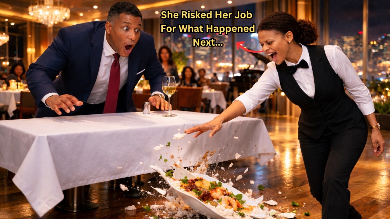 Billionaire Shocked As The Waitress Slapped His Plate To The Floor - What Happened Next Is Shocking