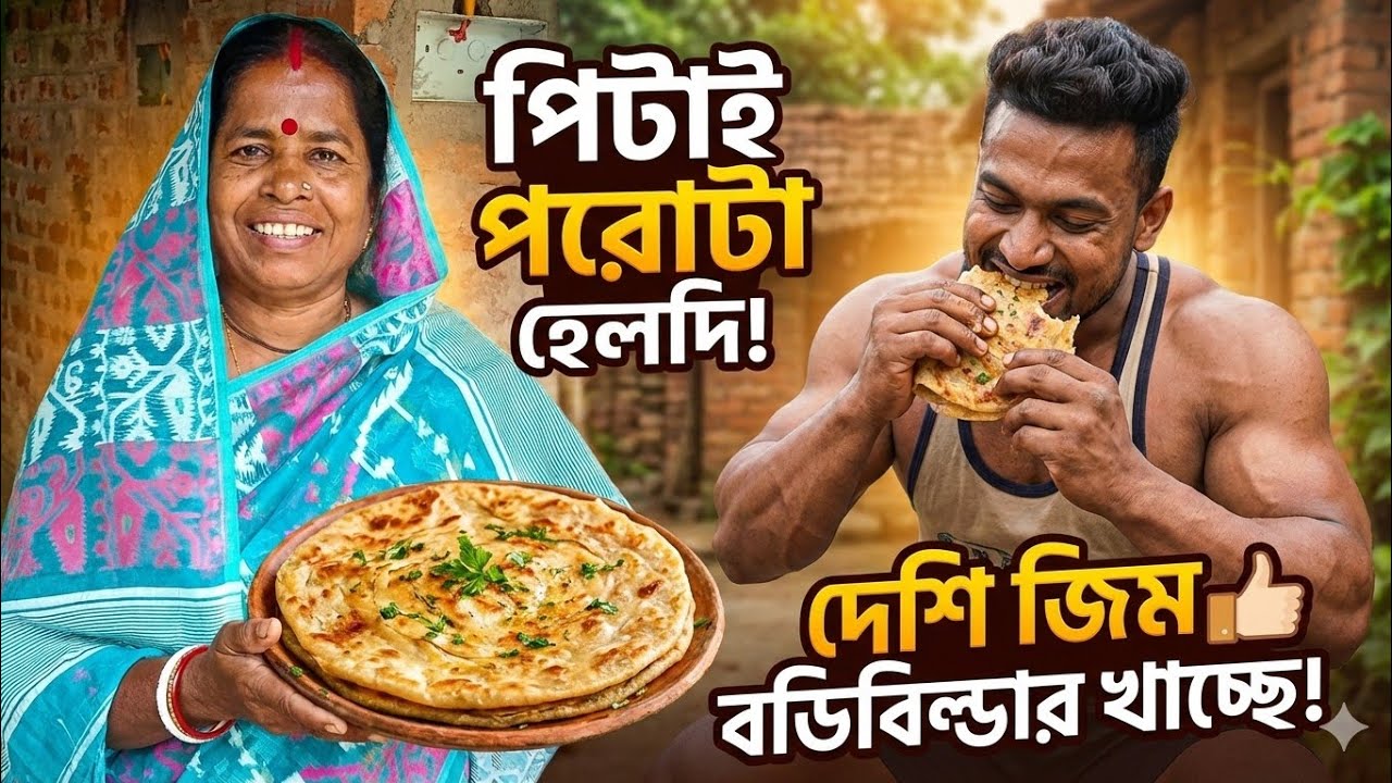 😋পেটাই পরোটা 🤫সাথ একদম অন্যরকম দেখে যাও একবার না দেখলে মিস করবে।।