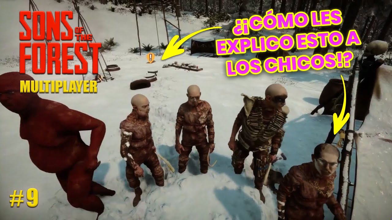 Me ATRAPARON y los chicos NO SABEN!! 😵&zwj;💫 AYUDAAA | Sons of the Forest (Gameplay latino)