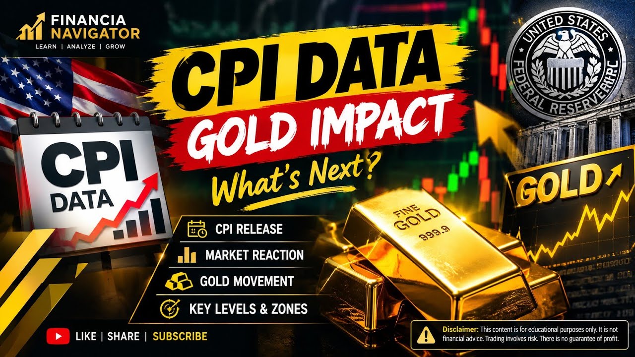 🚨 CPI DATA TODAY: GOLD NEXT MOVE? | XAUUSD CPI Analysis & Gold Price Prediction
