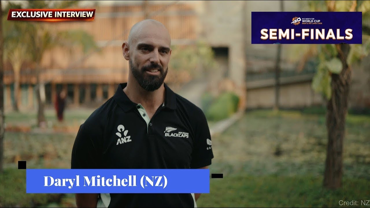 Confident Daryl Mitchell Ahead of NZ vs SA T20 WC Semi at Eden Gardens! | NZ vs SA Semifinal