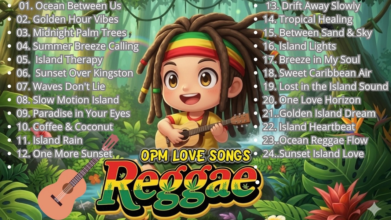 Ocean Between Us 🌊 20 Tropical Reggae Chill Songs | Relaxing Island Beach Mix