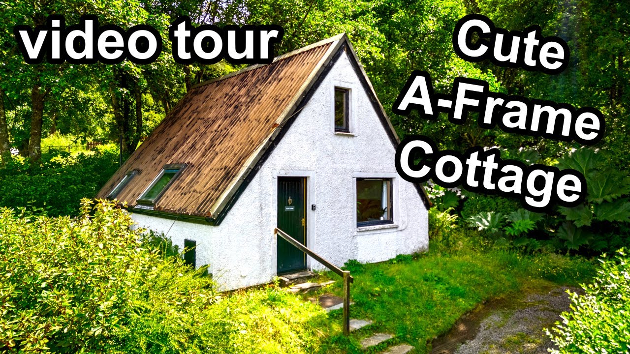 Video Tour : Cosy A-Frame Cottage in Argyll, Scotland. Offers in the Region Of £150,000