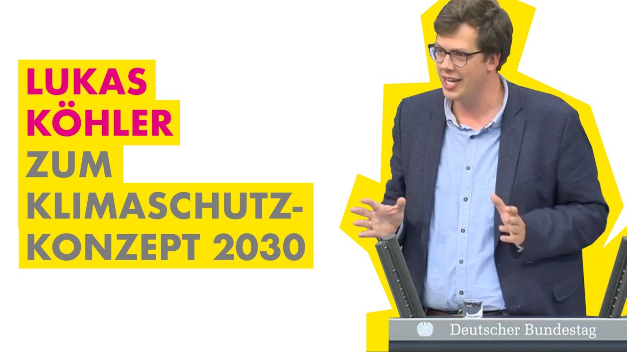 Lukas K&ouml;hler zum Klimaschutzkonzept 2030