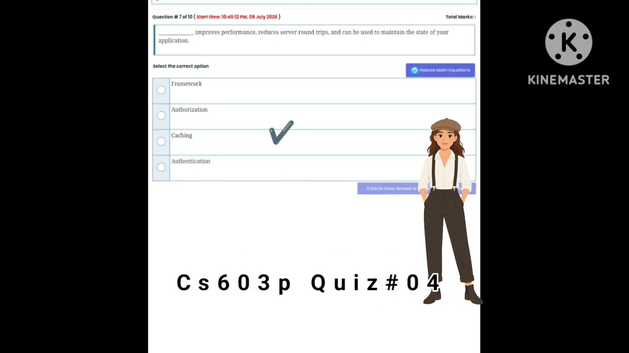 Cs 603P Quiz#04 Solution |Final term prep|