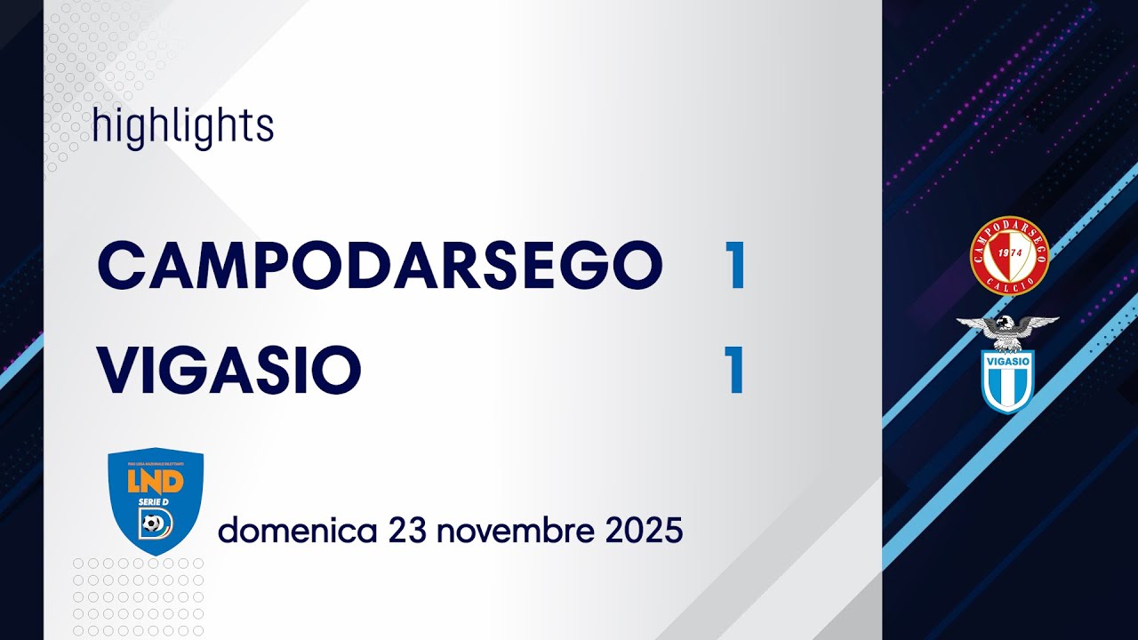 CAMPODARSEGO - VIGASIO 1-1 | highlights