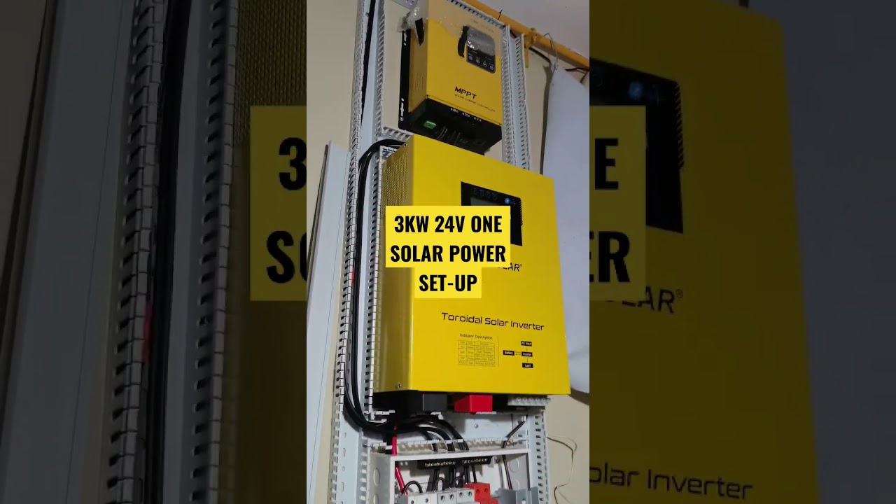 3kw 24v One Solar Power Installation Setup