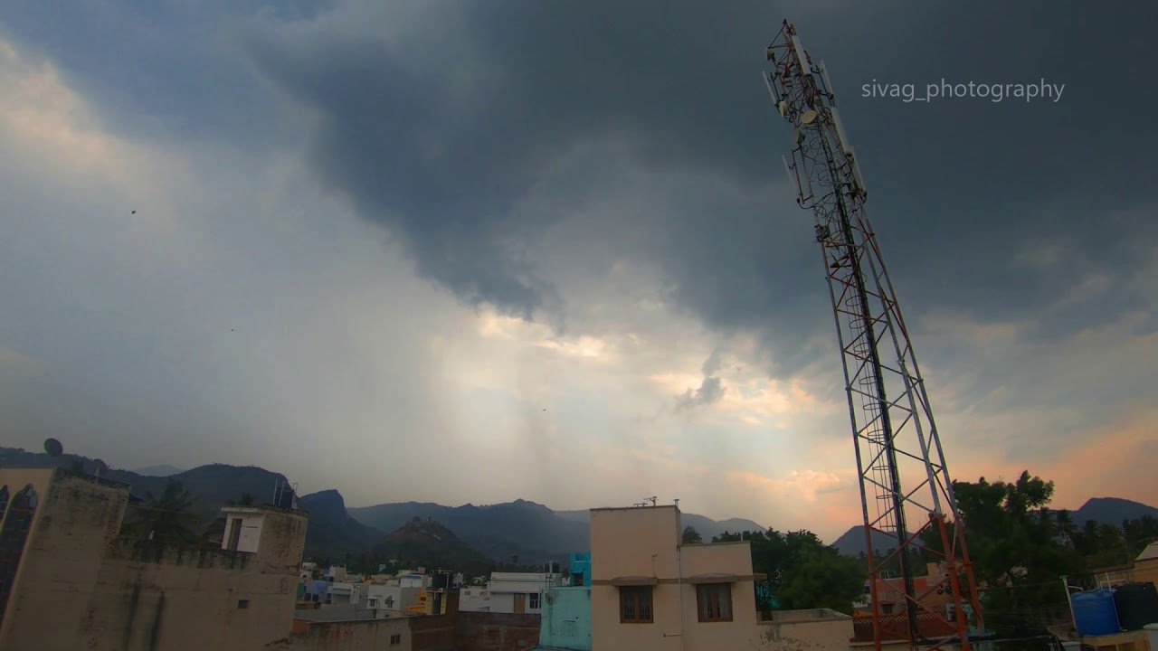 Rain Bomb - Rare Scene Caught on Camera in Stunning Timelapse (Salem, Tamilnadu)