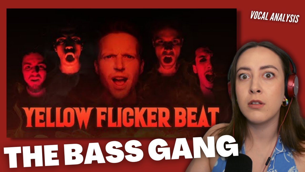THE BASS GANG Yellow Flicker Beat ft. Colm McGuinness | Vocal Coach Reacts (& Analysis)