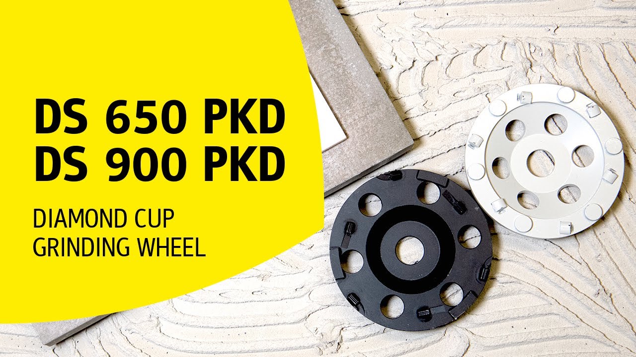 Remove PAINT, TILE GLUE and BITUMEN effectively! - DS 650 PKD / DS 900 PKD | Klingspor