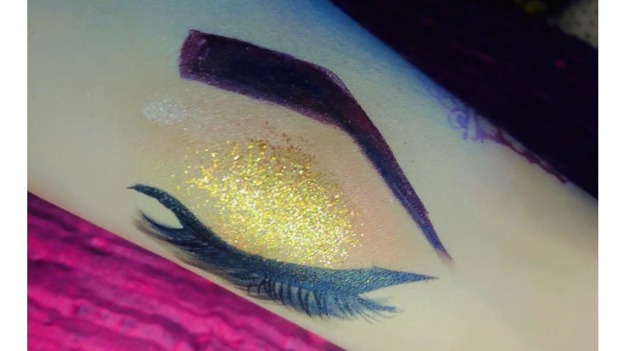 10min party makeup kia  #makeup #eyemakeup#hand#glamrous
