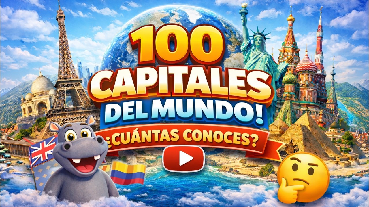 100 Capitales del Mundo – Reto de Geografía | Hipoclips