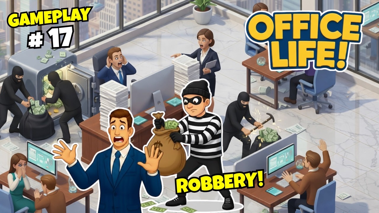 Robbers Attacked My Office 😭 Office Life Part 17 | PC Broken & New Office Upgrade!