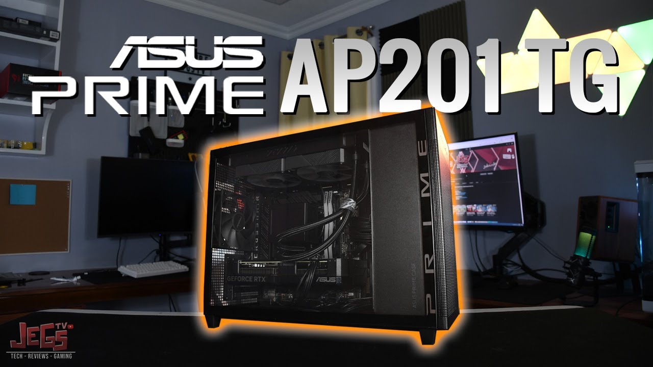 The cleanest mATX case i've ever built on | Asus Prime AP201 Tempered Glass