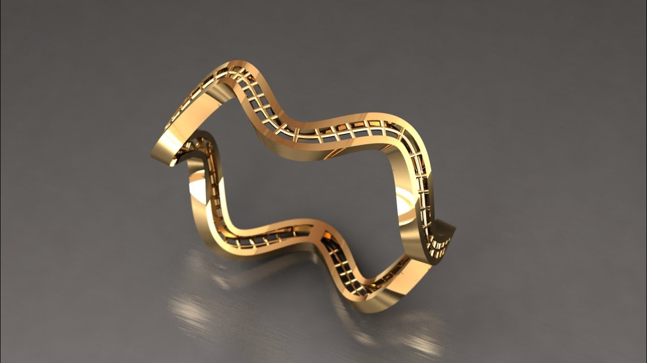 Fusion Wave Ring | The Magic of Interwoven Lines