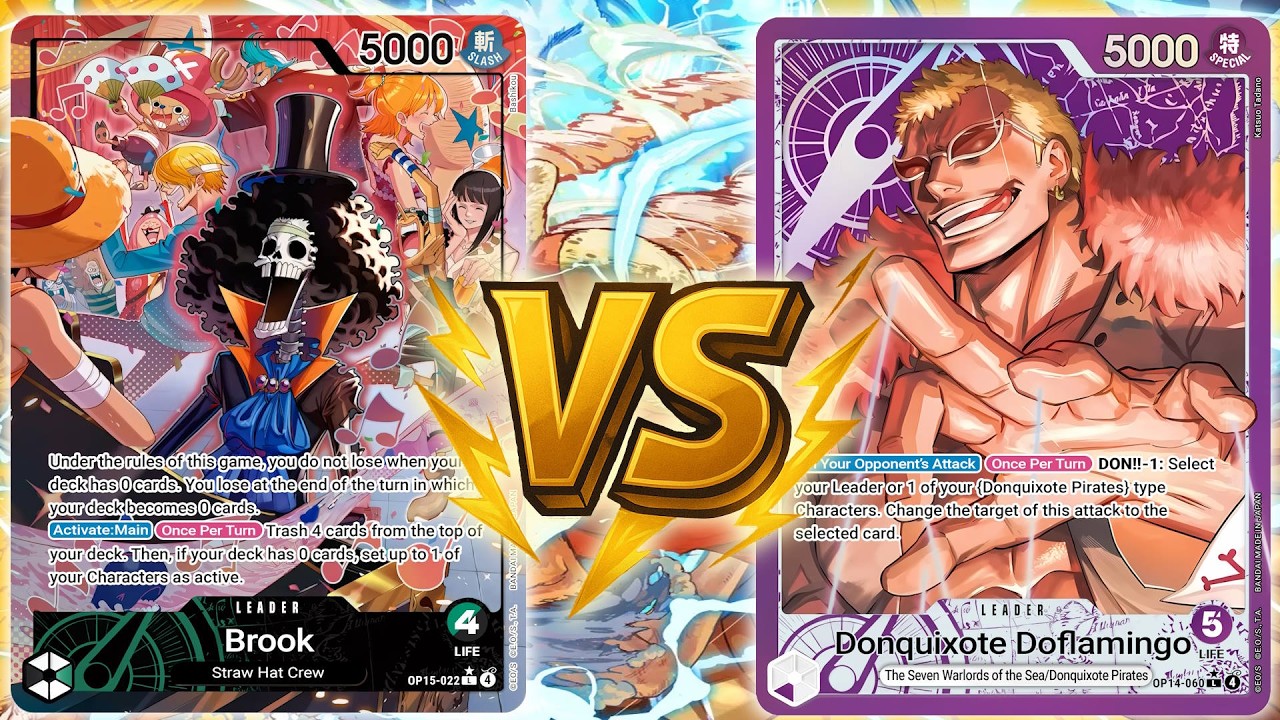 G Brook vs P Doffie | OPTCG Sim Gameplay | OP15