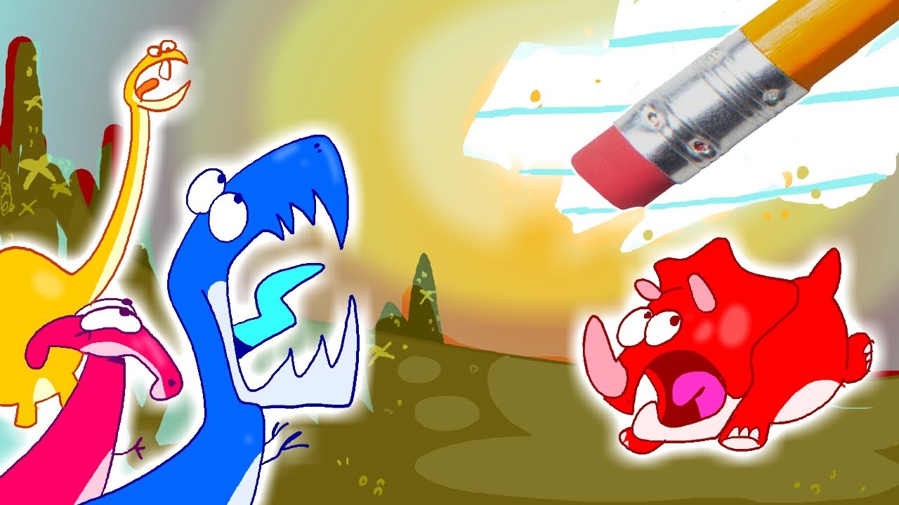 Sight For Dinosaur Eyes | Pencilmation Cartoons!