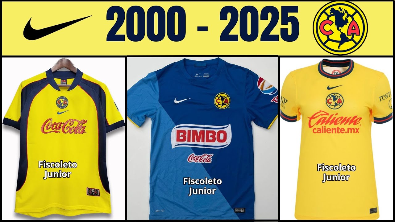 TODOS los JERSEYS NIKE del AMÉRICA | 2000 - 2025 | El FIN de una ERA.