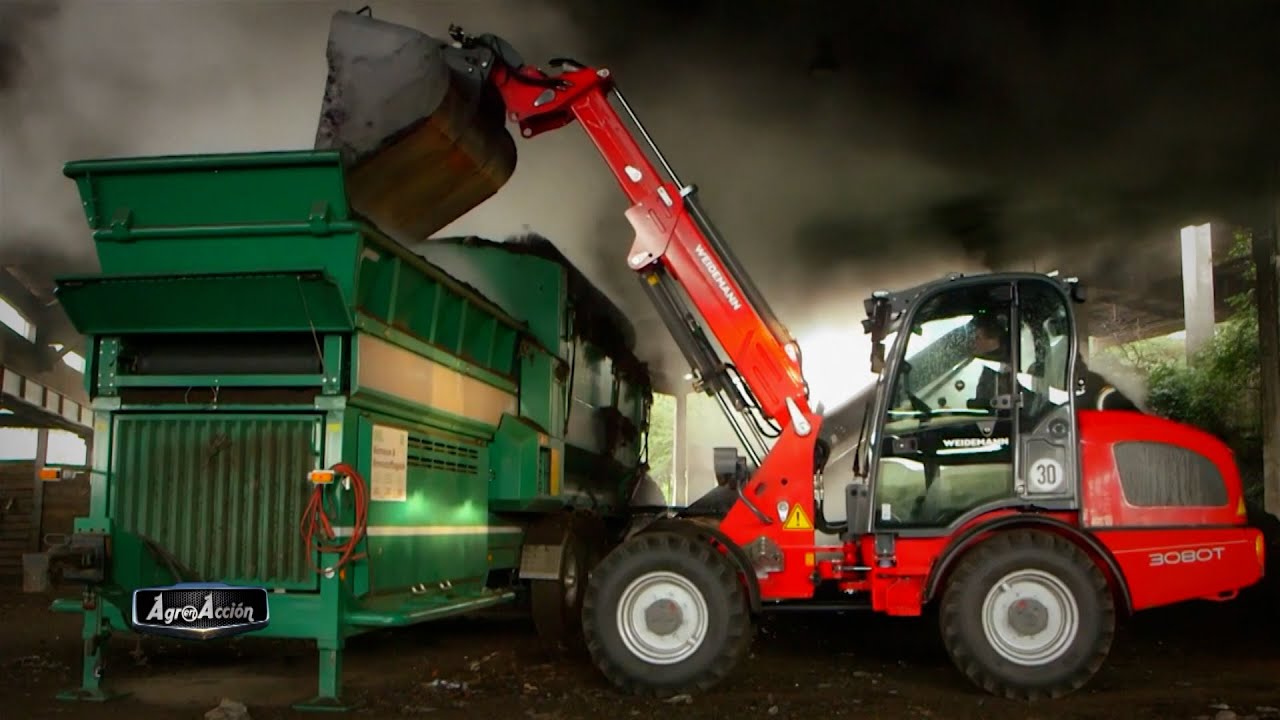 Agro en acción (157).- Cargadora telescópica Weidemann 3080T y sembradora Spirit R300 S de Väderstad