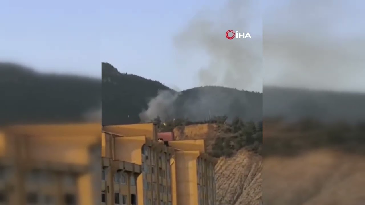 KARABÜK'TE PATLAYAN ELEKTRİK TRAFOSU ALEV ALDI!